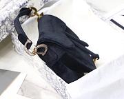 Dior saddle velvet series black - 4
