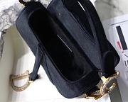 Dior saddle velvet series black - 3
