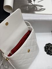 2021 early spring new series pearl chain bag white - 2