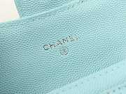 Chanel Wallet Blue Sliver - 6