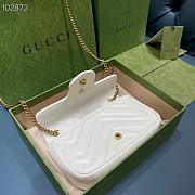 Gucci GG Marmont Matelassé Leather Super Mini Bag 16.5cm | 476433 - 3