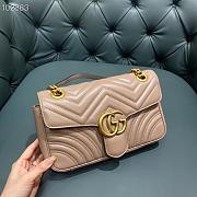 Gucci GG Marmont Bag Beige 26cm | 443497 - 1