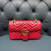 Gucci GG Marmont Bag Red 26cm | 443497 - 3