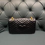 Gucci GG Marmont Bag Black 26cm | 443497 - 4