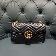 Gucci GG Marmont Bag Black 26cm | 443497 - 2