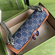 Gucci Small Dionysus Shoulder Bag Denim | 499623 - 4