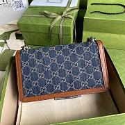 Gucci Small Dionysus Shoulder Bag Denim | 499623 - 3
