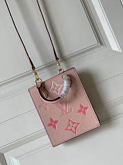  Louis Vuitton Petit Sac Plat Pink Leather  | M80449 - 3