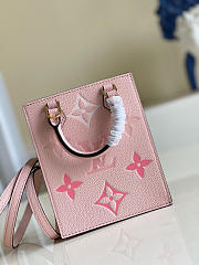  Louis Vuitton Petit Sac Plat Pink Leather  | M80449 - 5