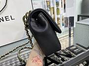 Chanel Flap Bag With Large Bi-Color Chain Black | AS1353 - 5