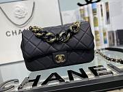 Chanel Flap Bag With Large Bi-Color Chain Black | AS1353 - 2