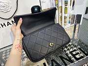 Chanel Flap Bag With Large Bi-Color Chain Black | AS1353 - 4