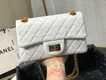 Chanel Mini 2.55 Handbag White | AS0874