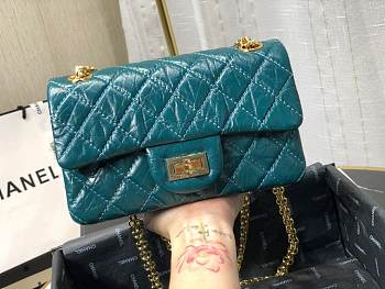 Chanel Mini 2.55 Handbag Blue | AS0874