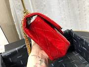 Chanel Mini 2.55 Handbag Red | AS0874 - 2
