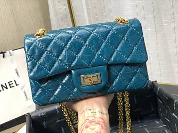 Chanel Mini 2.55 Handbag Navy | AS0874