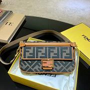 Fendi Baguette denim F logo series light blue | 83329B89 - 1