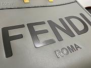 Fendi Sunshine medium black leather grey | 8BH386 - 3