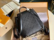 LV Montsouris backpack embossed leather black | M45205  - 4