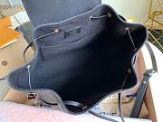LV Montsouris backpack embossed leather black | M45205  - 3