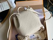 LV Montsouris backpack embossed leather cream | M45397 - 6