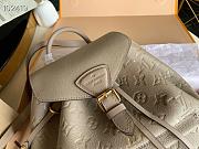 LV Montsouris backpack embossed leather turledove | M45410 - 2