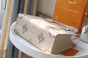 Louis Vuitton Fuschia Empreinte Onthego PM Cream | M45660 - 3