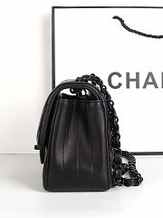 Chanel Classic Super Mini Leather Flap Bag Black | 1115  - 6
