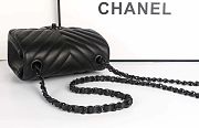 Chanel Classic Super Mini Leather Flap Bag Black | 1115  - 4