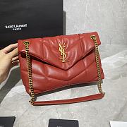 YSL | PUFFER Red Leather Golden Hardware 29cm | 577476 - 2