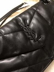 YSL | PUFFER Black Leather Black Hardware 29cm | 577476 - 5