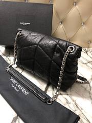 YSL | PUFFER Black Leather White Hardware 29cm | 577476 - 4