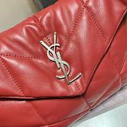 YSL | PUFFER Red Leather White Hardware 29cm | 577476 - 5