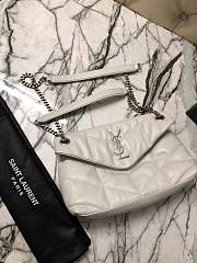 YSL | PUFFER White Leather White Hardware 29cm | 577476 - 4