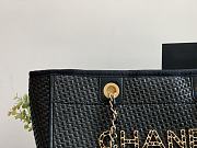 Chanel Deauville Tote Bag 2021 Collection Beige 38cm | B05086 - 3