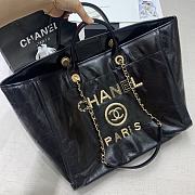 Chanel Large Shopping Shiny Calfskin 2021 Black | 4226 - 2