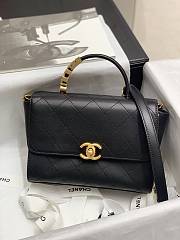 Chanel Small Flap Bag With Top Handle | AS2059   - 6