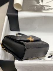 Chanel Small Flap Bag With Top Handle | AS2059   - 4