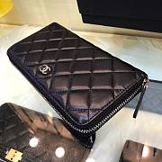CHANEL Round Long Wallet Smooth Leather | A50097 - 6
