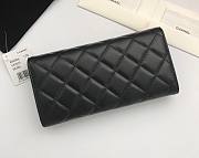 Chanel Long Smooth Leather Wallet | A50096 - 5