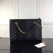 Gucci GG Marmont Quilted Shoulder Black Bag | 524578 - 4