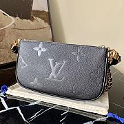 Multi Pochette Accessoires Giant Monogram Black Leather | M80399 - 6