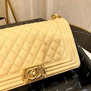 Boy Chanel Calfskin & Ruthenium-Golden Metal Yellow | 67086 - 6