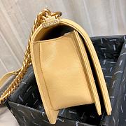 Boy Chanel Calfskin & Ruthenium-Golden Metal Yellow | 67086 - 5