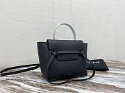 Celine Nano Belt Bag In Grained Calfskin Black 20cm - 2