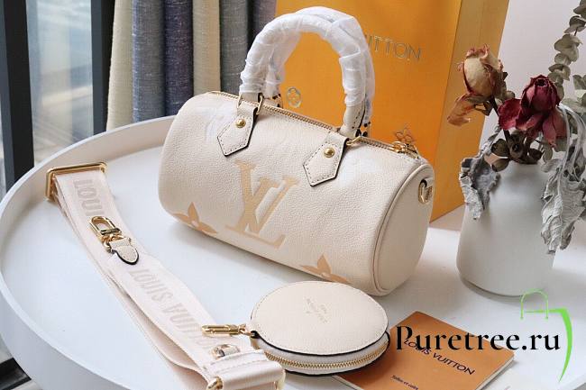 Louis Vuitton Papillon BB Beige Bag | M45707 - 1