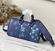 Keepall XS Monogram Ink Watercolor Blue | M57844 - 1