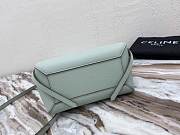 Celine Nano Belt Bag In Grained Calfskin Mint Green 20cm - 5