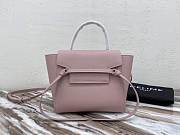 Celine Nano Belt Bag In Grained Calfskin Vintage Pink 20cm - 1
