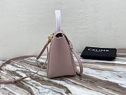 Celine Nano Belt Bag In Grained Calfskin Vintage Pink 20cm - 3